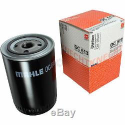 10x Original Mahle / Knecht Filter Oc 613 + 10x Sct Engine Flush Flushing