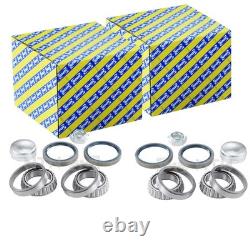 2X SNR Wheel Bearing Kit Front Rear For Citroën C25 Jumper Fiat Ducato