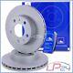 2x Ate Brake Disc Front Ventilated Ø300 For Peugeot Boxer 94