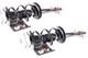 2x Macpherson Gas Shock Absorber Kit Front For Fiat Ducato 15 Wheels 2006