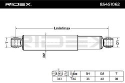 2x RIDEX Rear Shock Absorber Kit 854S1062