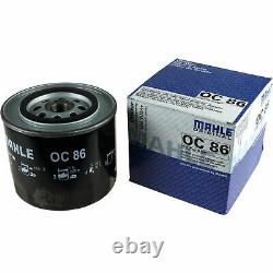 5x Original Mahle / Knecht Oil Filter Oc 86 + 5x Sct Flush Engine Rinsing