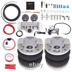 Air Suspension Kit for Fiat Ducato Peugeot Boxer 1994-2024 with Dual Gauge
