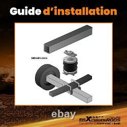 Air suspension kit with compressor for Citroën Jumper 1994-2024 4000kg