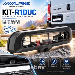 Alpine rear-view camera mounting kit KIT-R1DUC for Fiat Ducato III, Citroën