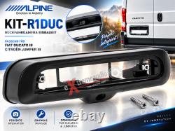 Alpine rear-view camera mounting kit KIT-R1DUC for Fiat Ducato III, Citroën