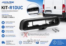 Alpine rear-view camera mounting kit KIT-R1DUC for Fiat Ducato III, Citroën