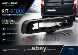 Alpine rear-view camera mounting kit KIT-R1DUC for Fiat Ducato III, Citroën