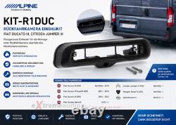 Alpine rear-view camera mounting kit KIT-R1DUC for Fiat Ducato III, Citroën