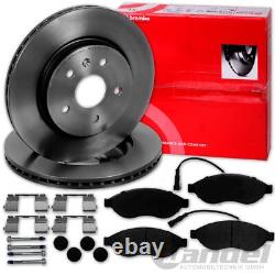 BREMBO Discs + Front Coatings Suitable for Fiat Ducato Boxer Jumper 250