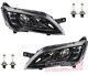 Black Halogen Headlights Suitable For Fiat Ducato 250 251 2014 - Includes 2x H7 L R