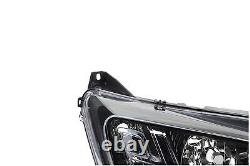 Black Halogen Headlights Suitable for Fiat Ducato 250 251 2014 - Includes 2x H7 L R