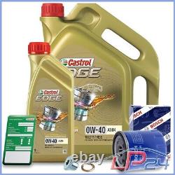 Bosch Kit Revision Oil Filter+6 L Castrol Edge Titanium Fst 0w-40 31915333
