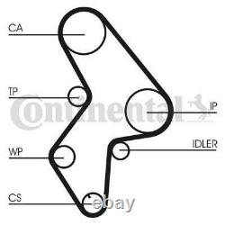 CONTITECH Timing Belt Kit + Water Pump CT1061WP3 for FIAT DUCATO Bus (230)