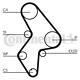 Contitech Timing Belt Kit + Water Pump Ct1061wp3 For Fiat Ducato Bus (230)