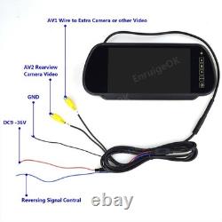 Car rear-view camera kit with 7-inch screen for Fiat Ducato, Citroën Relay, Peugeot Boxer