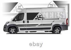Complete kit for Fiat Ducato Peugeot Boxer van stickers adhesive decals