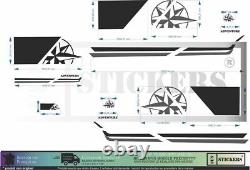 Complete kit for Fiat Ducato Peugeot Boxer van stickers adhesive decals