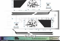 Complete kit for Fiat Ducato Peugeot Boxer van stickers adhesive decals