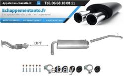 Complete rear exhaust kit installation kit for Fiat Ducato IV 2.3 JTD Multijet