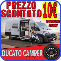 Emergency spare wheel for Fiat Ducato Camper 17 5-lug jack kit emergency tire