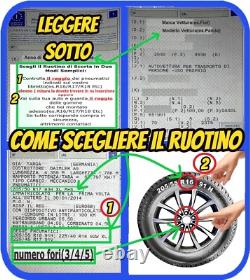 Emergency spare wheel for Fiat Ducato Camper 17 5-lug jack kit emergency tire