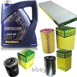 Engine Oil 5l Mannol Defender 10w-40 - Mann-filter Fiat Ducato Bus 230 2.8 Tdi