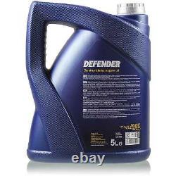 Engine Oil 5l Mannol Defender 10w-40 - Mann-filter Fiat Ducato Bus 230 2.8 Tdi