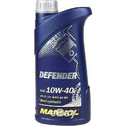 Engine Oil 6l Mannol Defender 10w-40 + Mann Box Fiat Ducato 2.0 Jtd 244