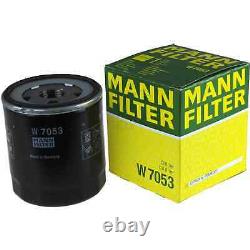 Engine Oil 6l Mannol Defender 10w-40 + Mann-filter Fiat Ducato Bus 230 1.9 D