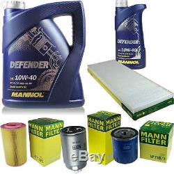 Engine Oil 6l Mannol Defender Mann + 10w-40 Fiat Ducato 2.0 Jtd Box 230l