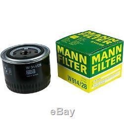 Engine Oil 7l Mannol Defender 10w-40 + Mann Filter Luft Fiat Ducato Bus 250