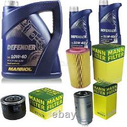 Engine Oil 7l Mannol Defender 10w-40 - Mann-filter Fiat Ducato Box 244 2.3