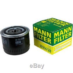 Engine Oil 7l Mannol Defender 10w-40 + Mann-filter Fiat Ducato Box 244 2.3