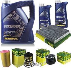 Engine Oil 7l Mannol Defender 10w-40 + Mann-filter Fiat Ducato Bus 250