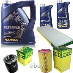 Engine Oil 7l Mannol Defender 10w-40 + Mann-filter Fiat Ducato Bus From 230 2.5