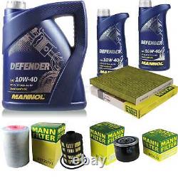 Engine Oil 7l Mannol Defender 10w-40 + Mann+hummel Fiat Ducato Bus 250