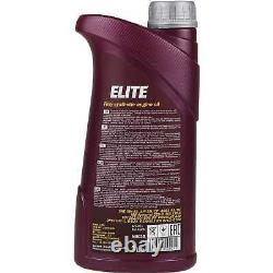 Engine Oil 7l Mannol Elite 5w-40 + Mann Filter Luft Fiat Ducato Bus 250 100