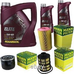 Engine Oil 7l Mannol Elite 5w-40+ Mann-filter Fiat Ducato Bus 250 Multijet 120