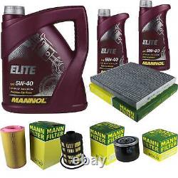 Engine Oil 7l Mannol Elite 5w-40 + Mann-filter Fiat Ducato Bus From 250