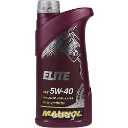 Engine Oil 7l Mannol Elite 5w-40 + Mann-filter Fiat Ducato Bus From 250