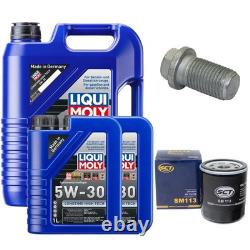 Engine Oil Filter Kit 5W-30 Liqui Moly 7 Litres + Propeller for Fiat Ducato