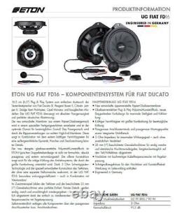 Eton UG FIAT FD16 16.5 CM 2-Way Speaker Kit Compatible With Ducato III