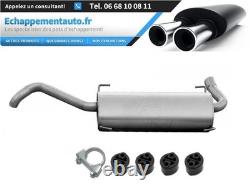 Exhaust kit Fiat Ducato 2.3D 96kW + 3.0D 116kW complete rear installation kit