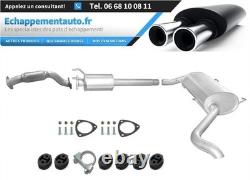 Exhaust kit for Fiat Ducato IV 2.2 2.3 JTD complete rear assembly kit