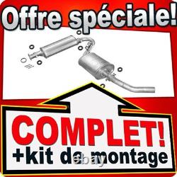 Exhaust line for FIAT DUCATO II 1.9 2.5 TD TDI 2.8 D JTD Muffler