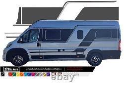 Fiat DUCATO VAN CAMPER AGRIA Mobile Home Kit Adhesive Stickers