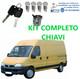 Fiat Ducato '02 Complete Kit New Keys With Ignition Start Cylinders