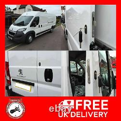 Fiat Ducato 2006 Front Doors Van Safety Blocking Kit With Rear Hooklocks