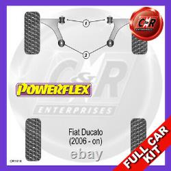 Fiat Ducato (2006 Sur) Powerflex Complete Bush Kit